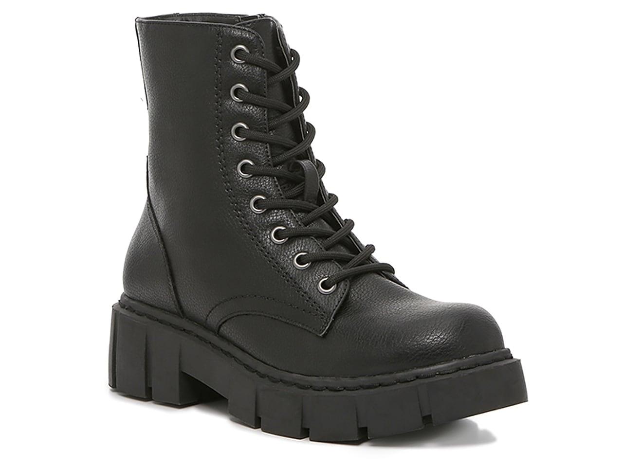 Mix No 6 Linston Combat Boot in Black | Lyst