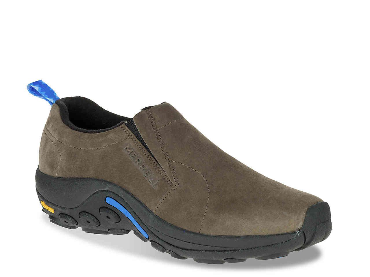 Merrell Leather Jungle Moc Ice+ Slip-on Trail Shoe in Grey (Gray) for ...