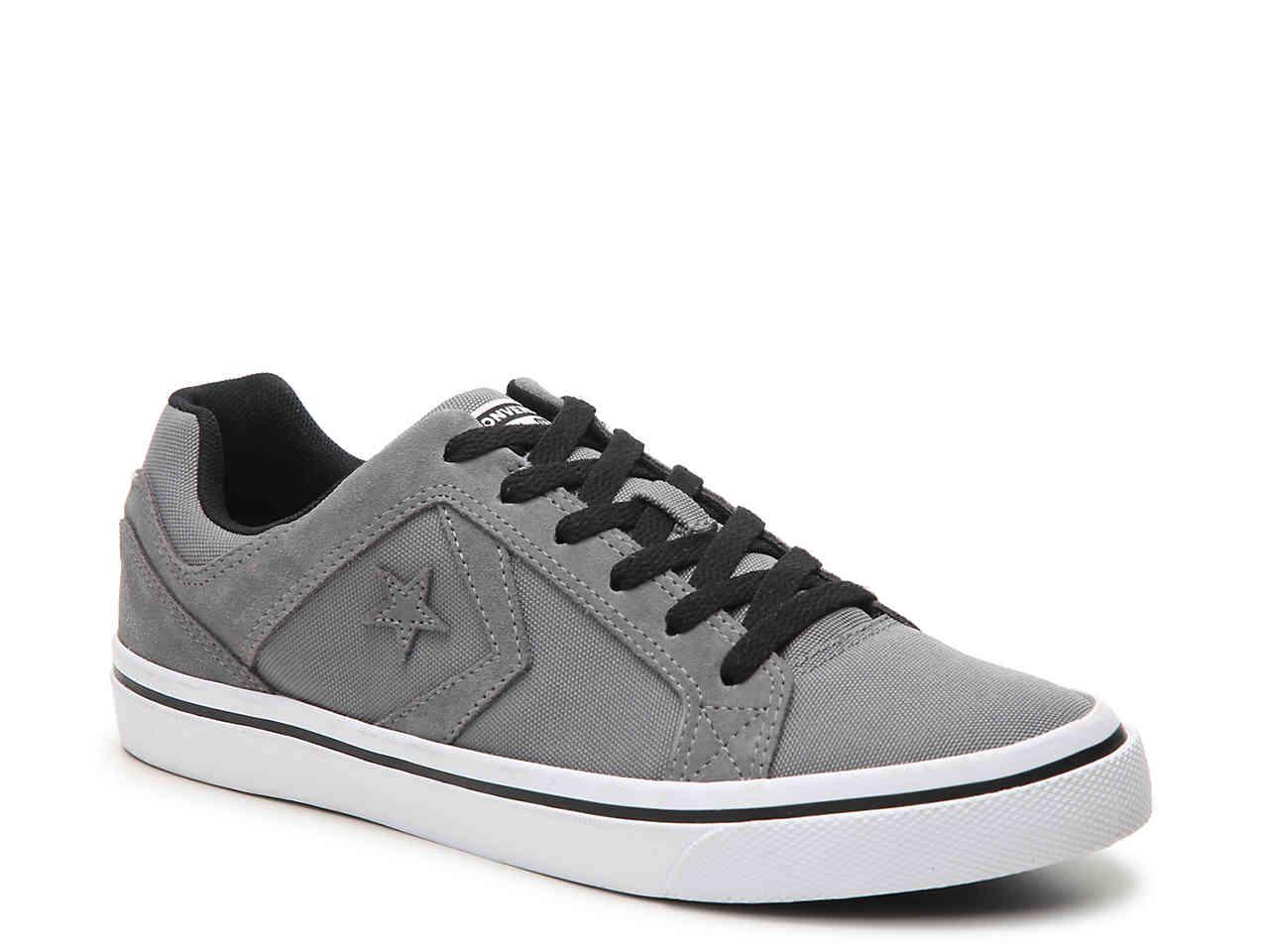 Converse El Distrito Nubuck & Ballistic Canvas Ox Sneakers in Grey (Gray)  for Men - Lyst