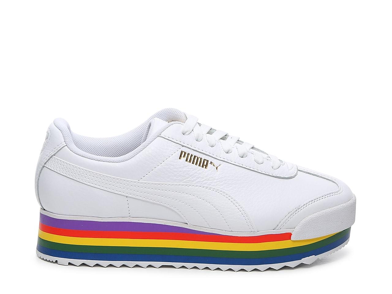 puma roma platform sneakers