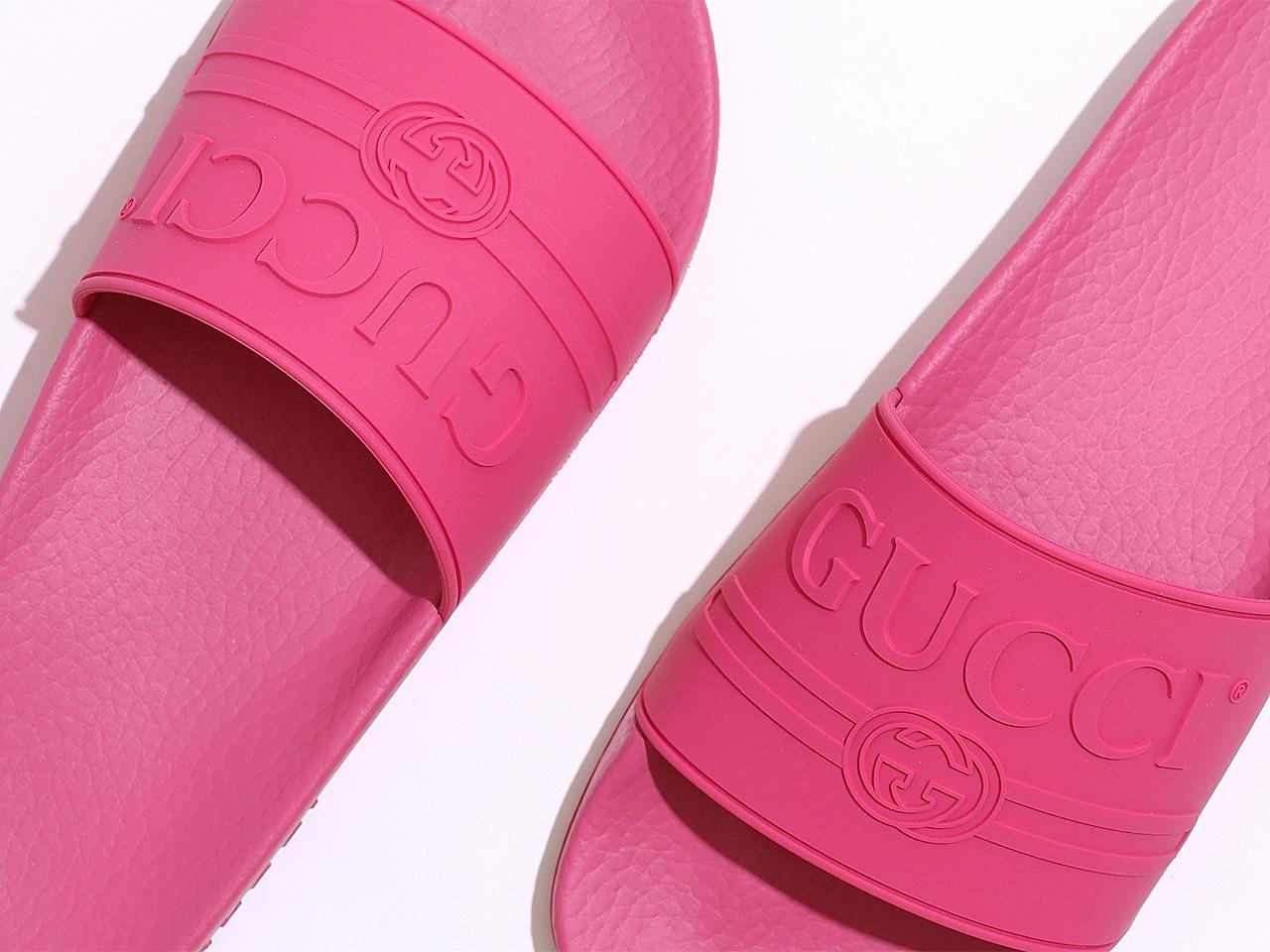 Fuchsia cheap gucci slides