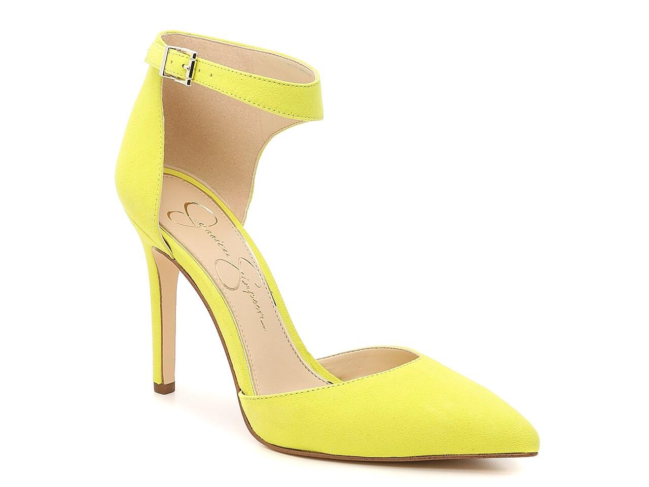 Jessica Simpson Postrie Pump In Neon Green Yellow Lyst