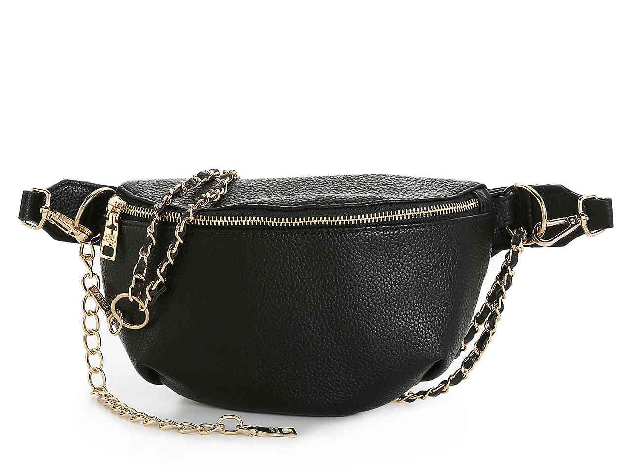 steve madden belt bolsa black
