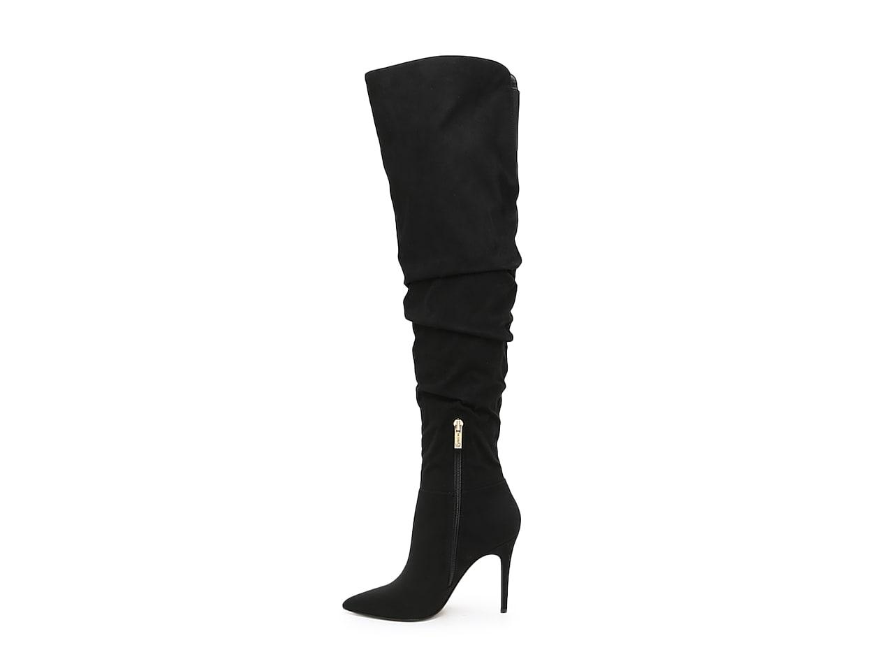 Jessica Simpson Louxie Over The Knee Boot in Black | Lyst