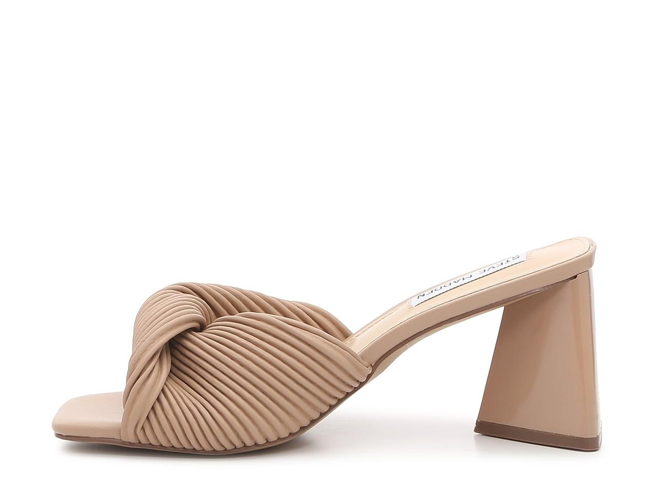 Steve Madden Evela Sandal in Natural | Lyst