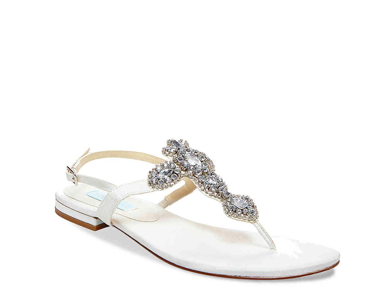 betsey johnson gem sandal