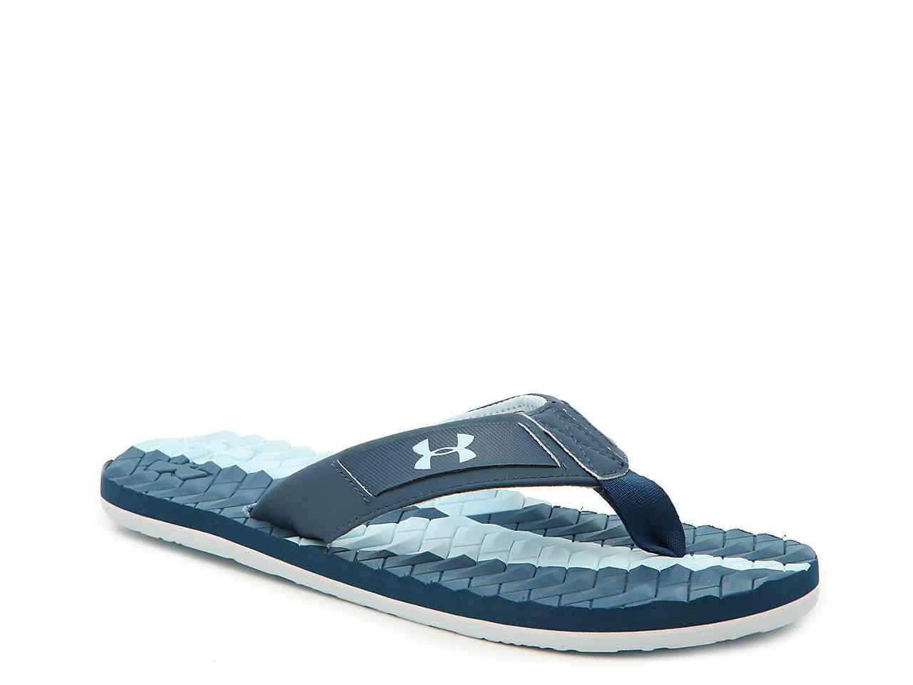 men's ua marathon key iii slides