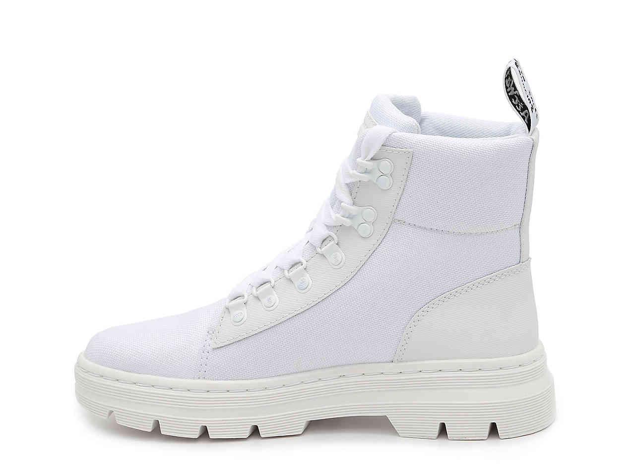 combat boots canvas