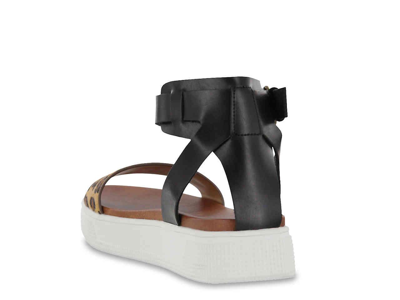 mia ellen platform sandal leopard