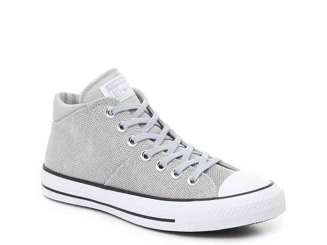 converse grey high cut
