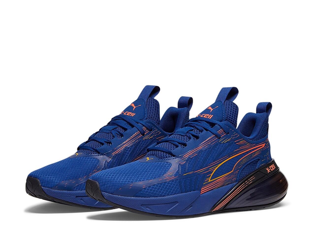 PUMA X-cell Action Linear Running Shoe in Blue for Men | Lyst