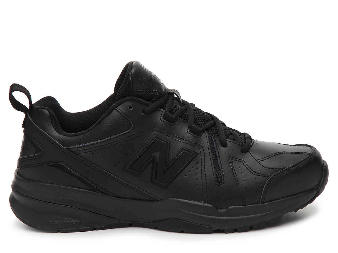 New Balance Leather 608 V5 Training Shoe in Black for Men Lyst