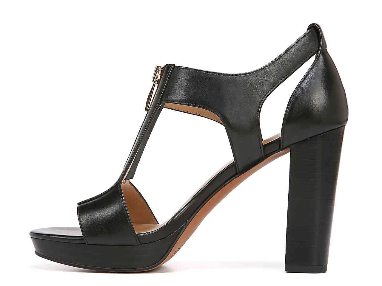 Franco Sarto Myriad Platform Sandal in Black - Lyst