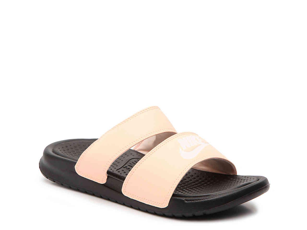 nike slides light pink