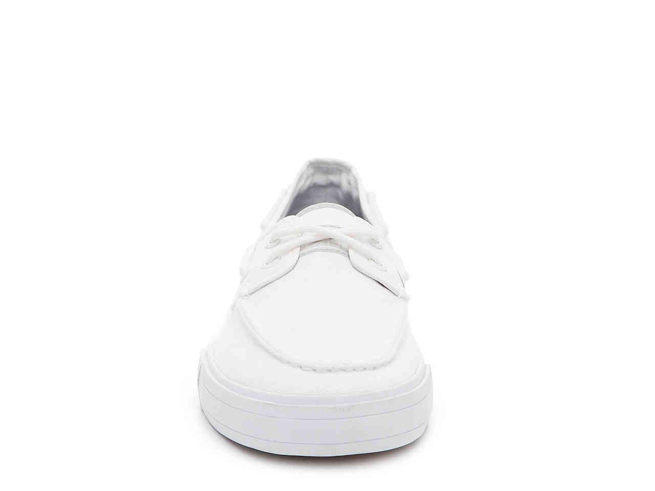 nautica white canvas shoes