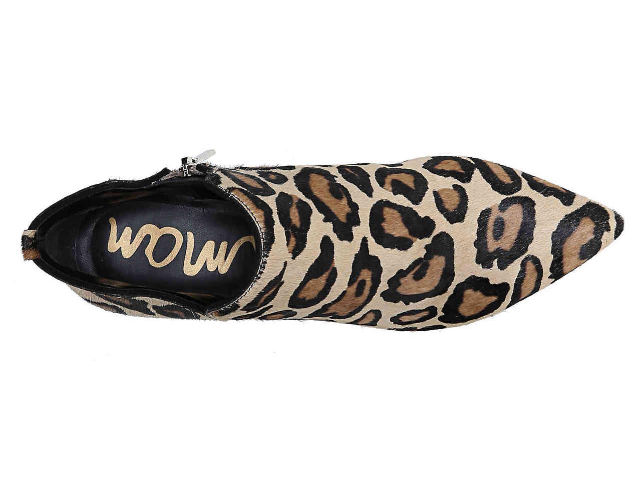 sam edelman keely bootie leopard