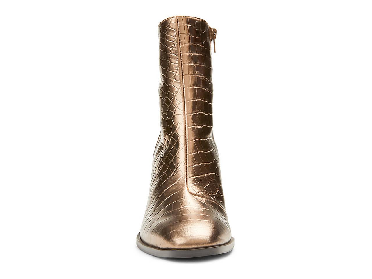 Vionic Denim Harper Bootie in Bronze Metallic (Metallic) - Lyst