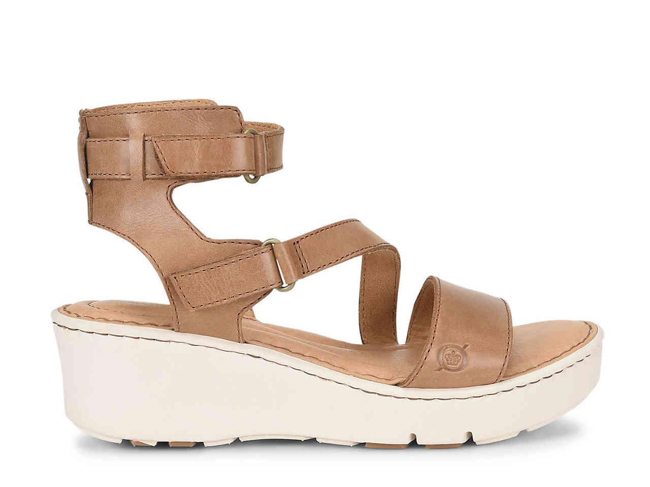 born roald wedge sandal