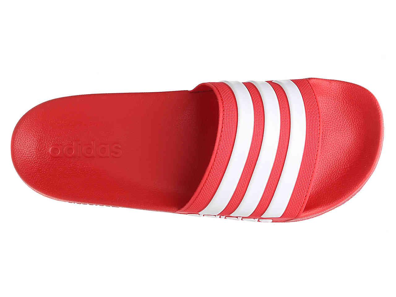 Red Adidas Cloudfoam Slides Germany, SAVE 52% - colaisteanatha.ie