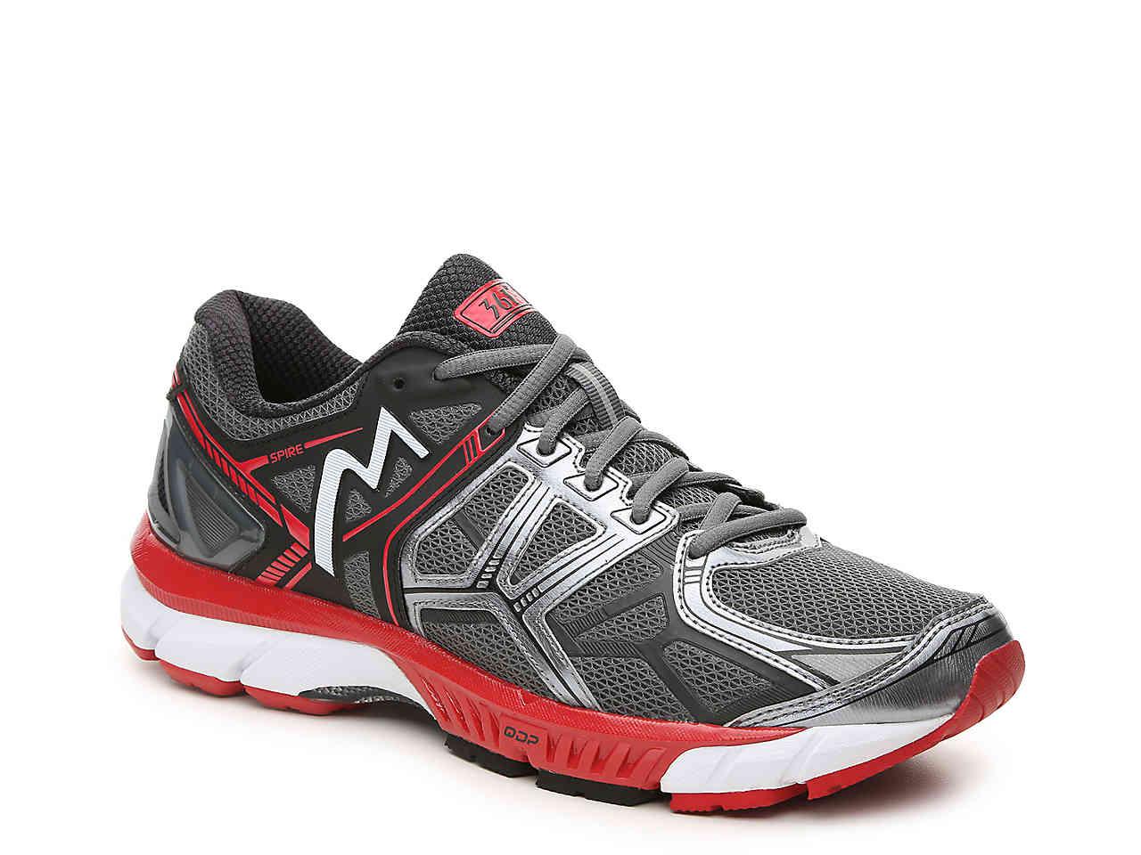 361 Degrees Rubber Spire Performance Running Shoe in Black ...