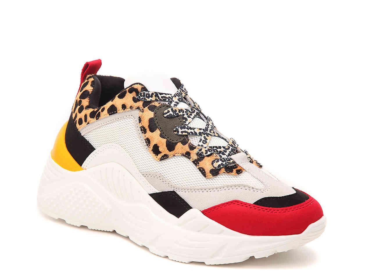 steve madden leopard print tennis shoes