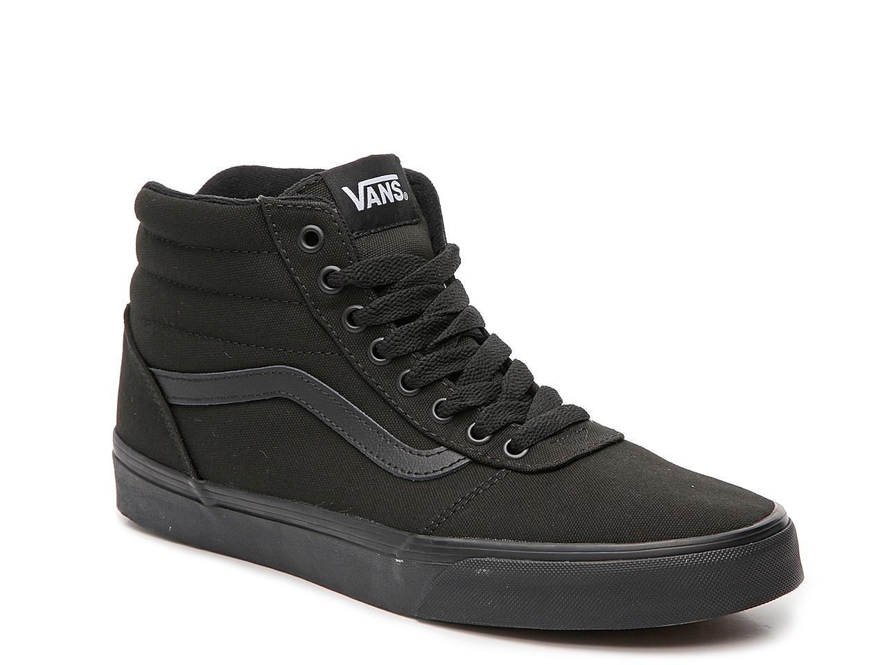 Vans Rubber Ward Hi Athletic Shoe in Black/Black (Black) for Men | Lyst