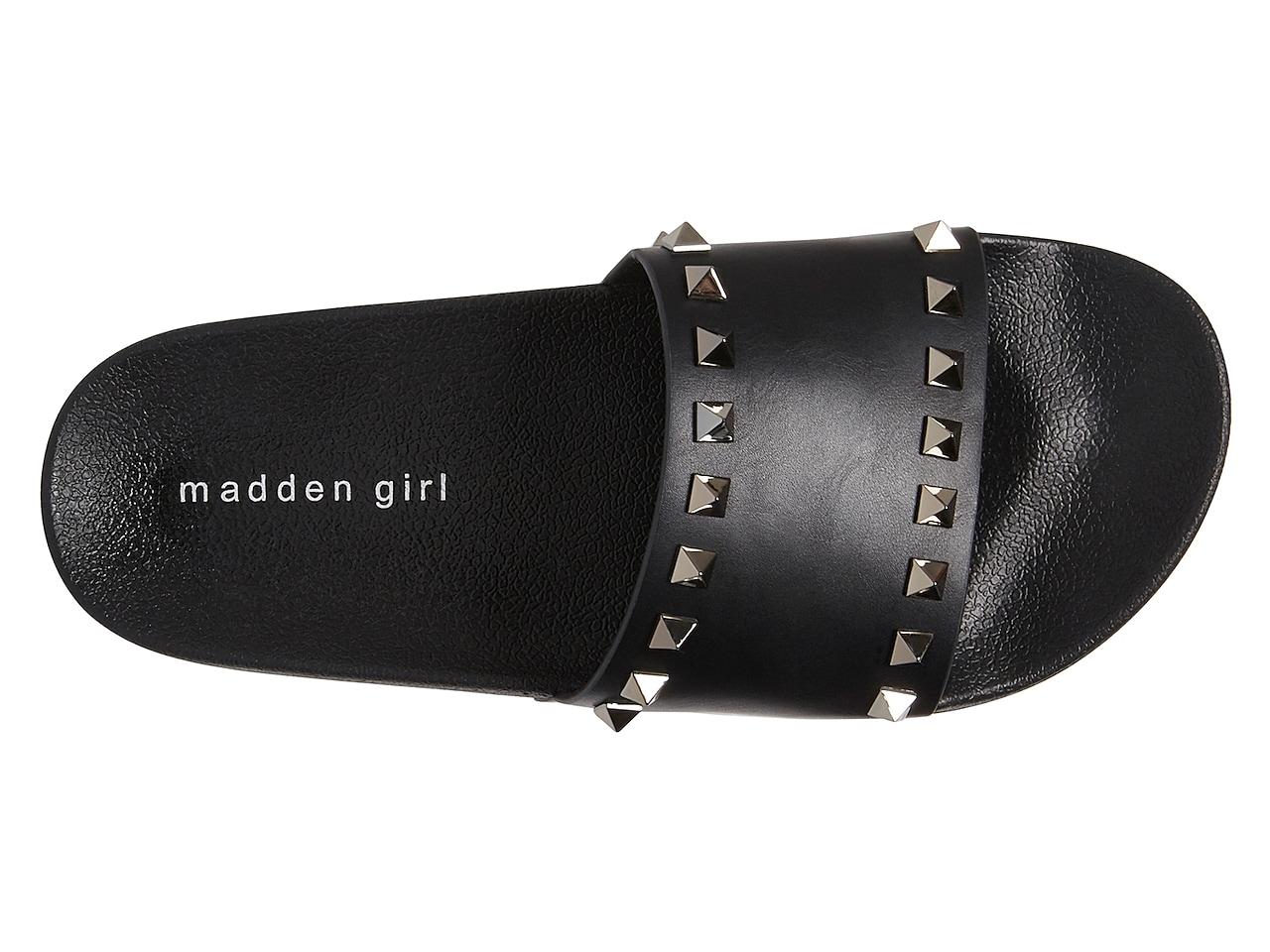 Madden girl fancy slides hot sale