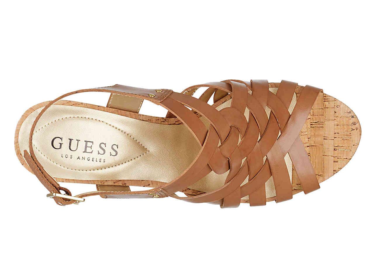 guess eppie wedge sandal