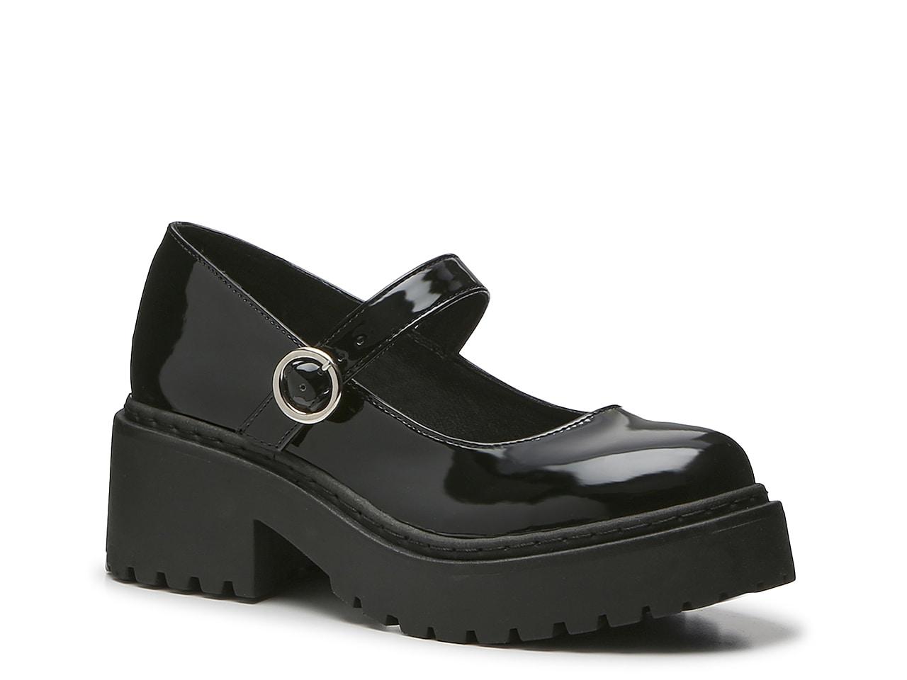 Steve Madden Attracted Platform Mary Jane Loafer in Black Lyst