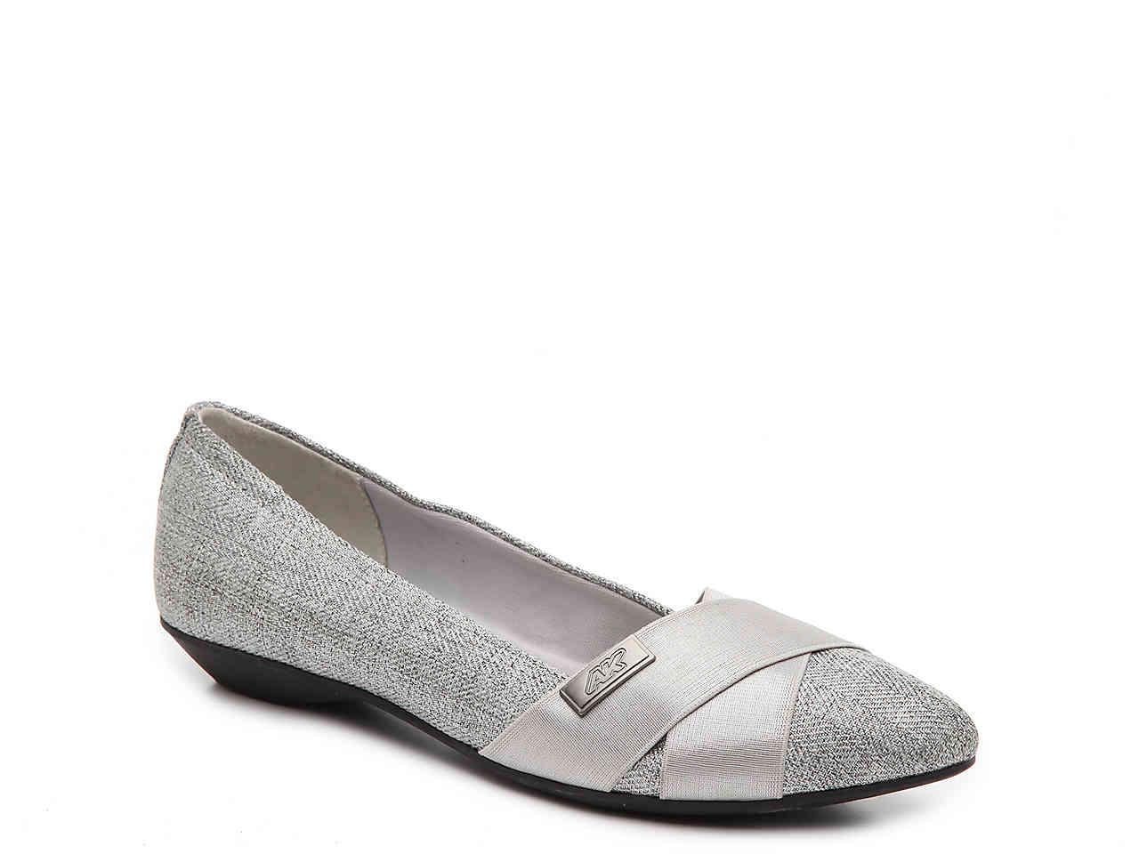 anne klein silver shoes