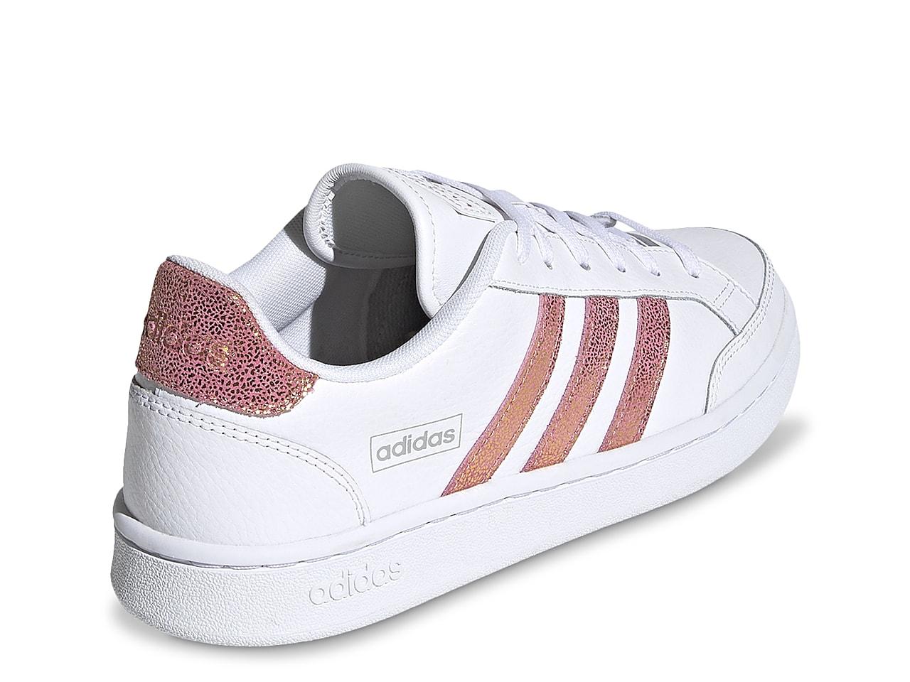 adidas Grand Court Se Sneaker in White/Rose Gold (White) | Lyst