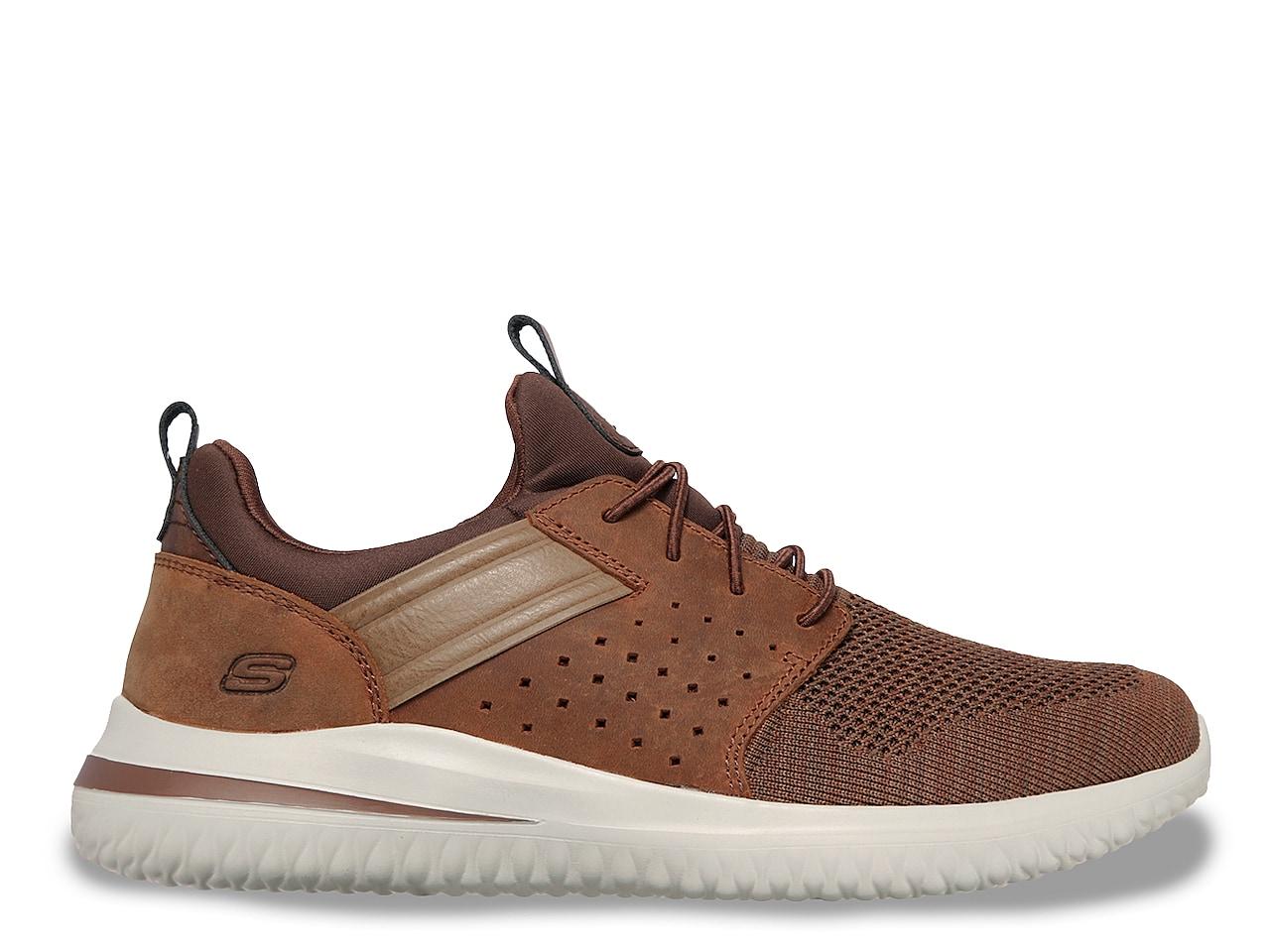 Skechers Delson 3.0 Cicada Sneaker in Brown for Men | Lyst
