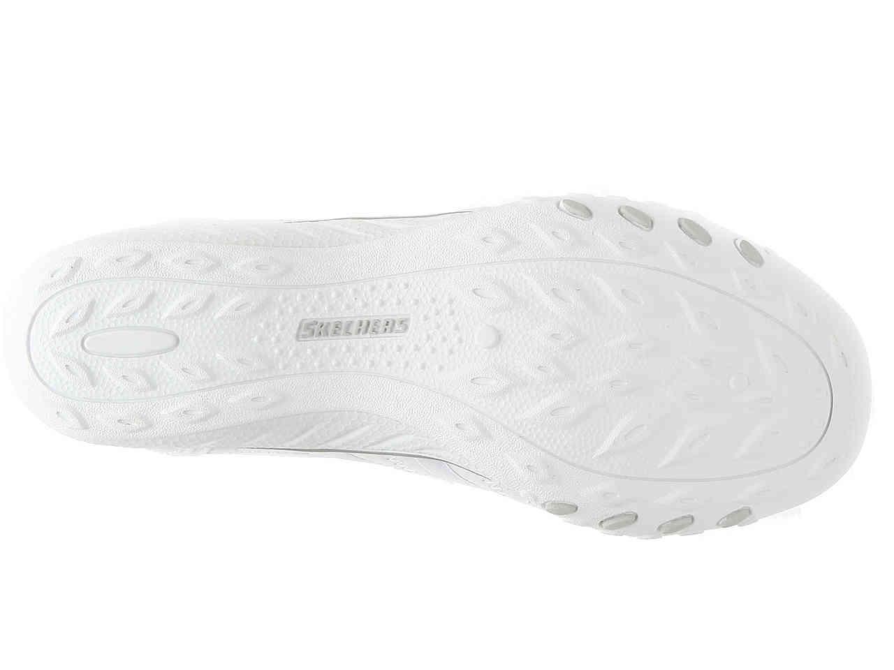 skechers white breathe easy