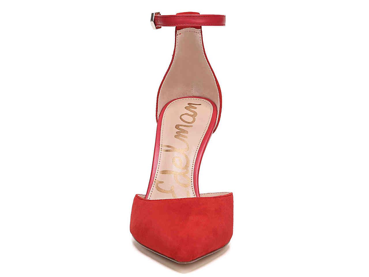 red sam edelman heels