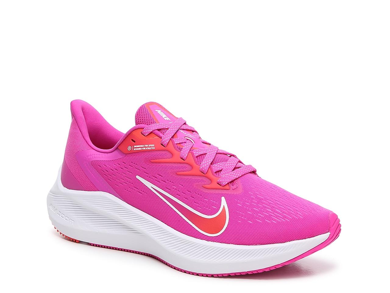 Nike Synthetic Zoom Winflo 7 in Fuchsia (Pink) | Lyst