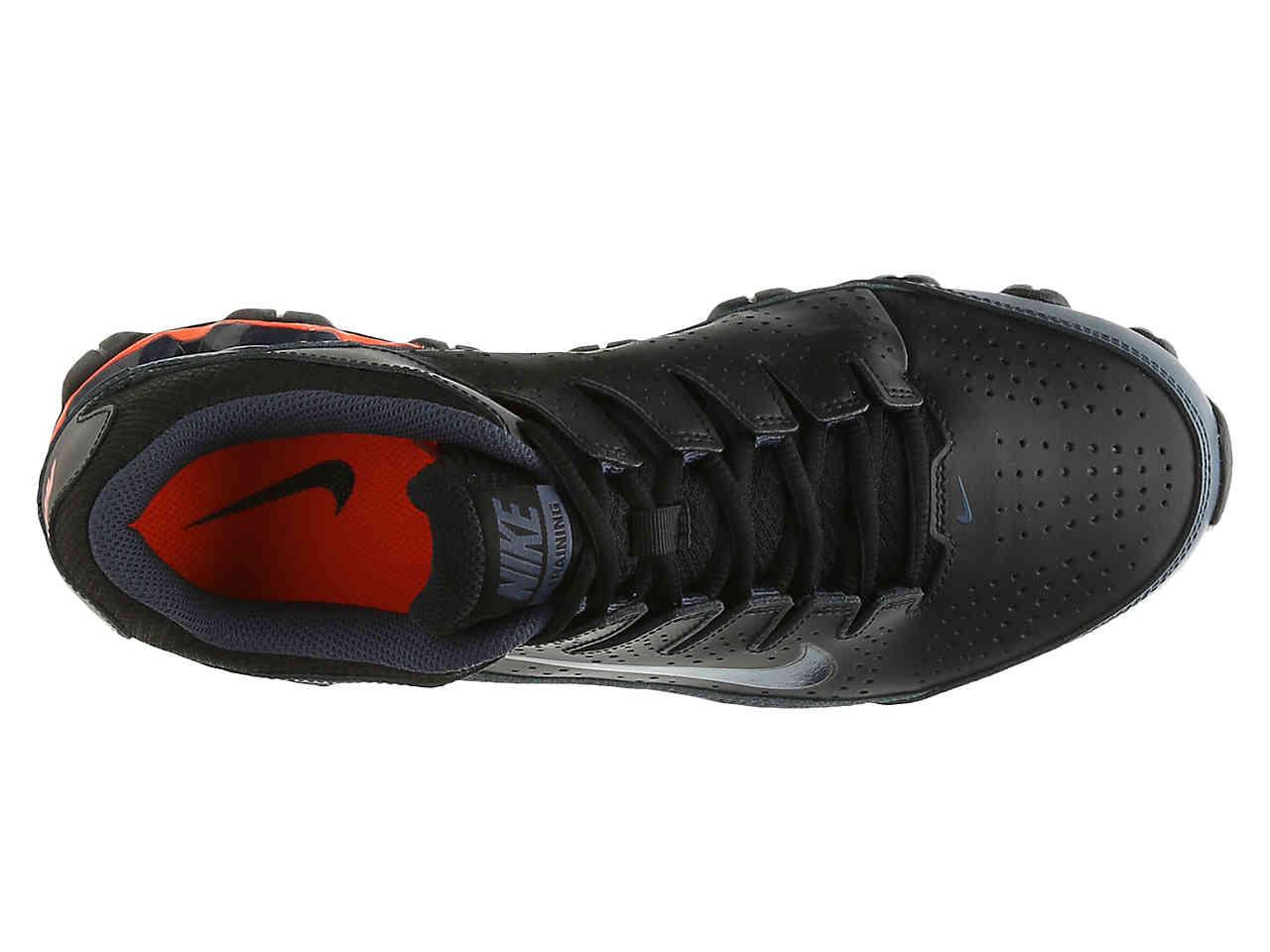 nike reax black and blue