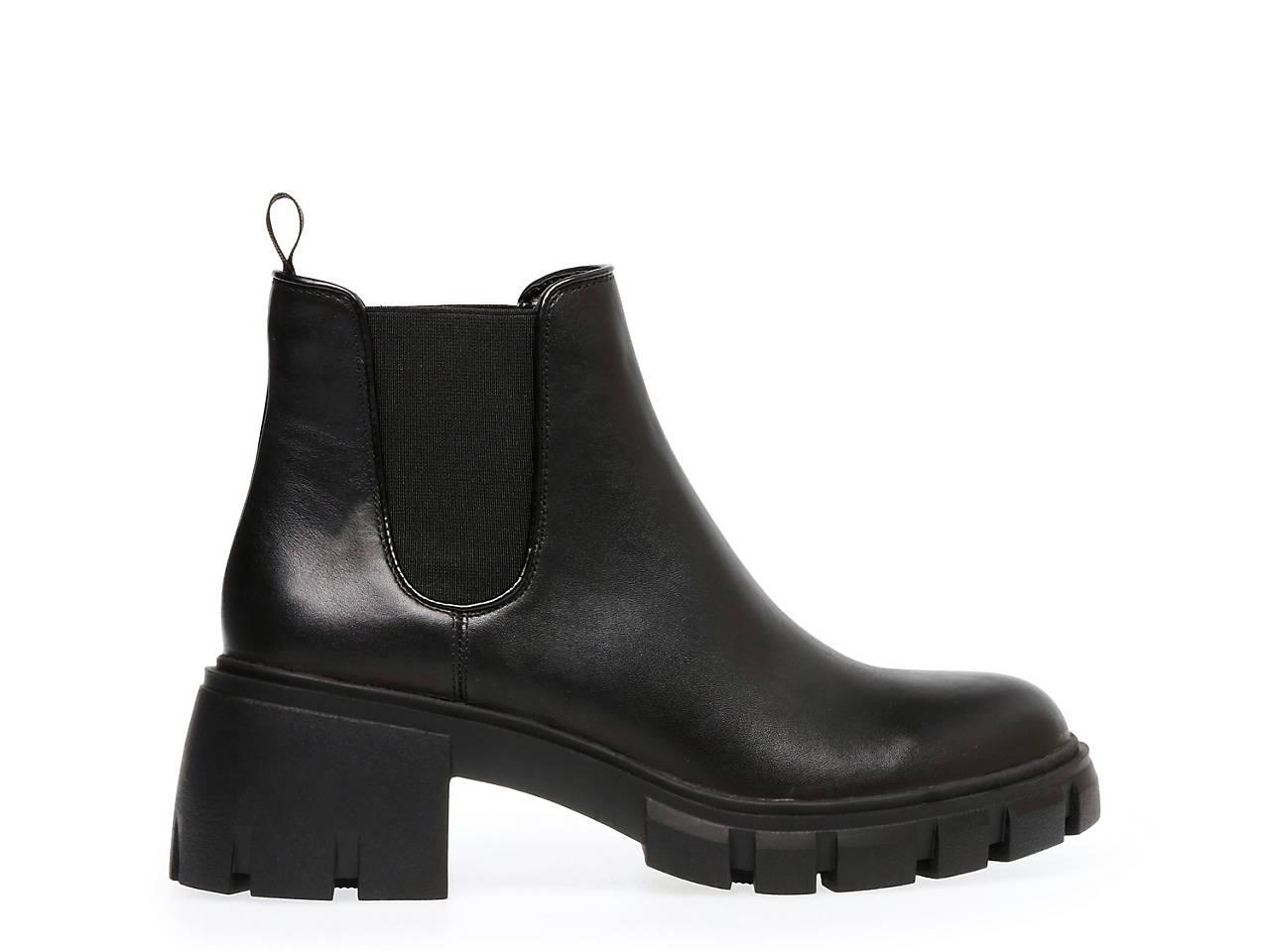 Steve Madden Leather Howler Chelsea Boot in Black - Lyst