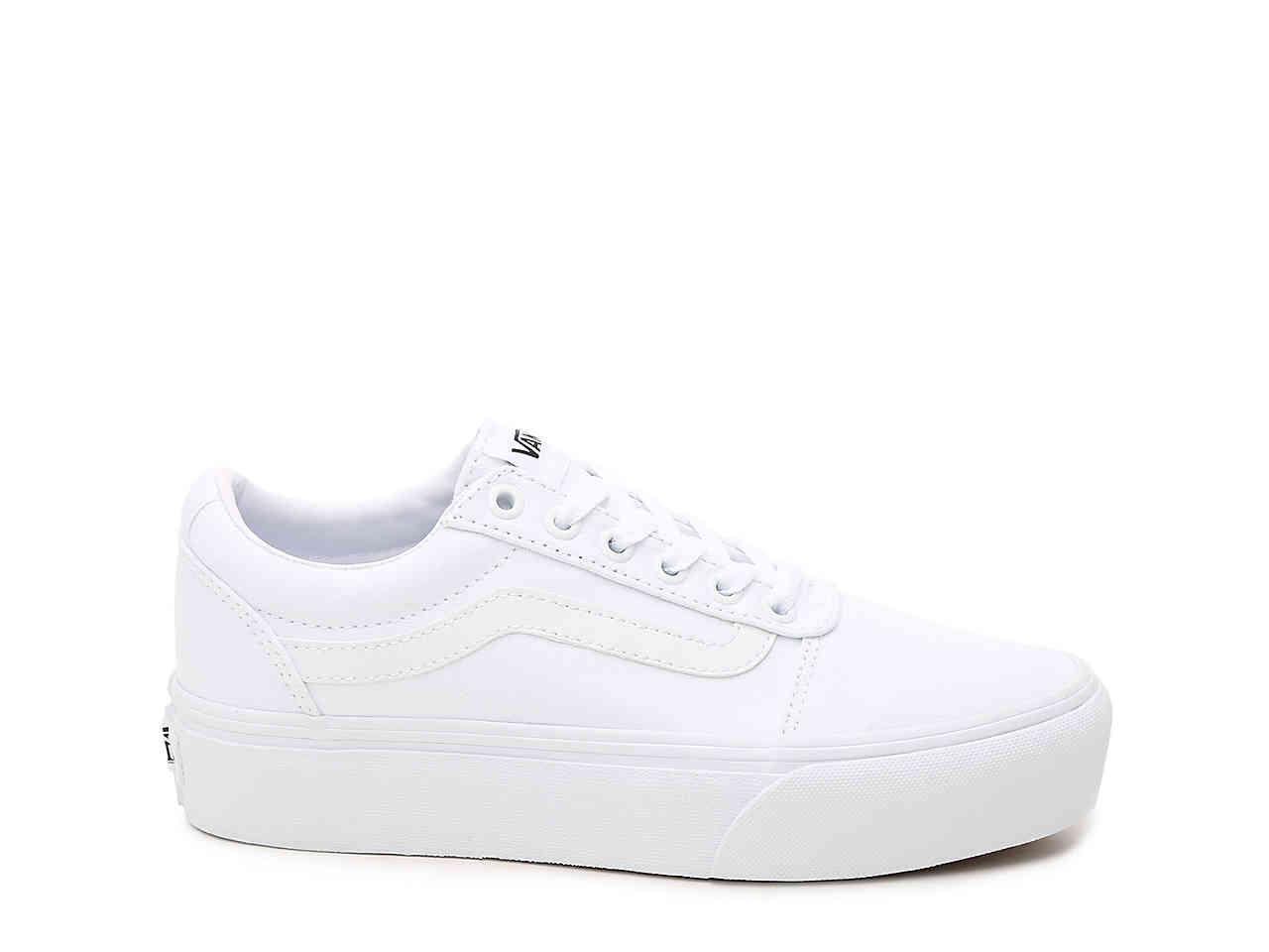 platform vans dsw