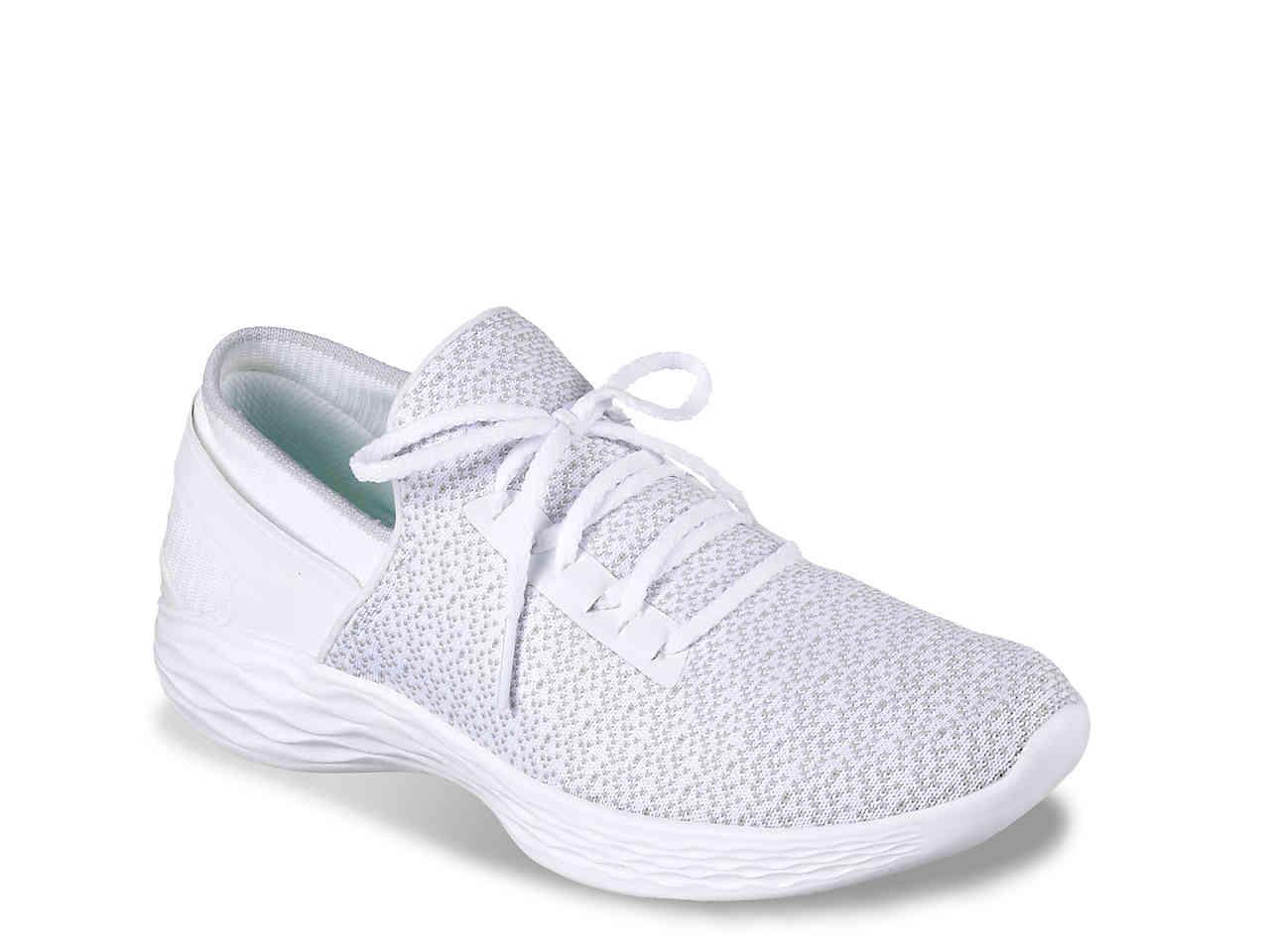 Skechers Synthetic You Inspire Slip-on Sneaker in White | Lyst
