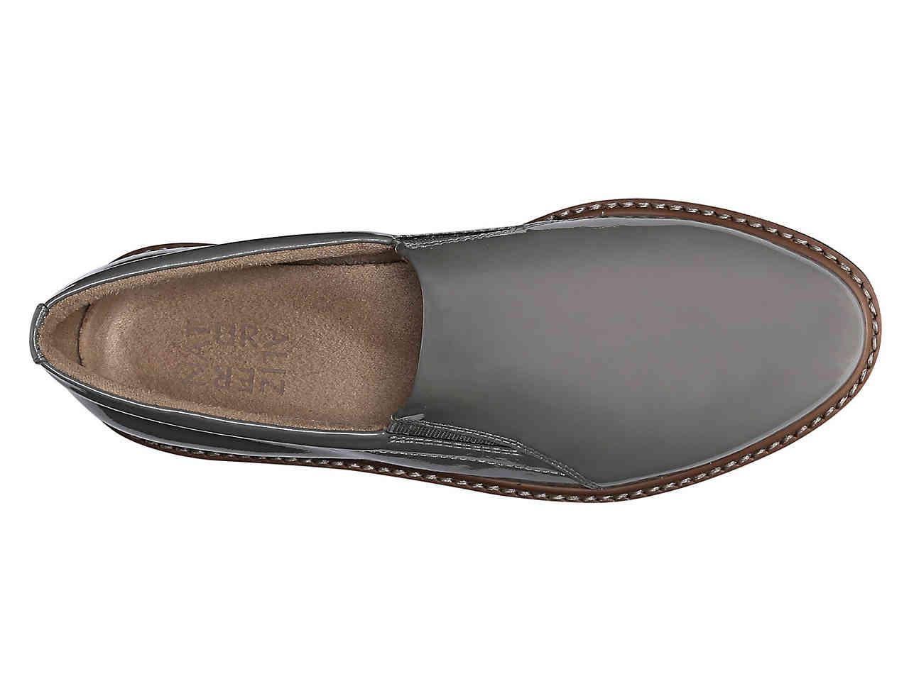 effie platform wedge loafer