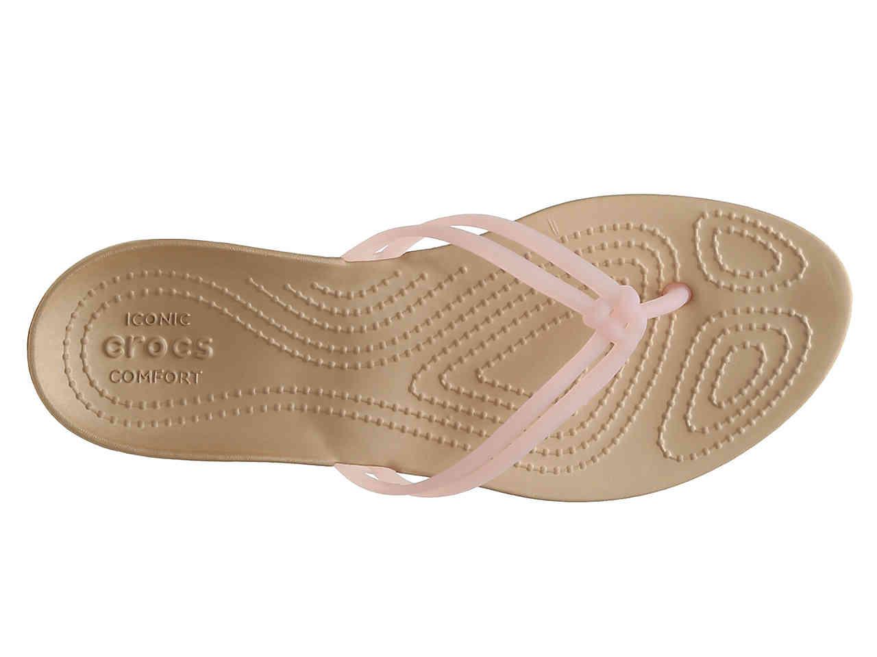 Crocs™ Isabella Flip Flop in Pink | Lyst