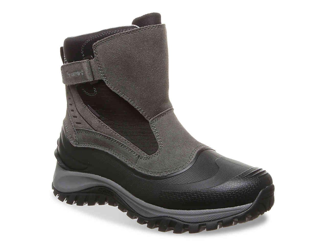 BEARPAW Fleece Overland Snow Boot in Grey/Black (Black) for Men - Lyst
