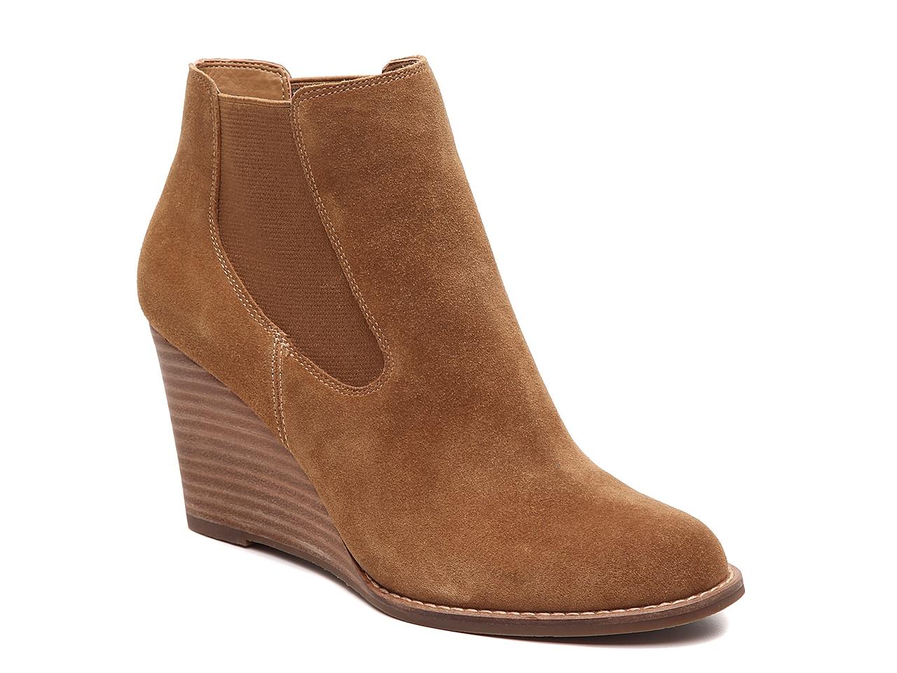 Lucky Brand Suede Yamka Wedge Chelsea 