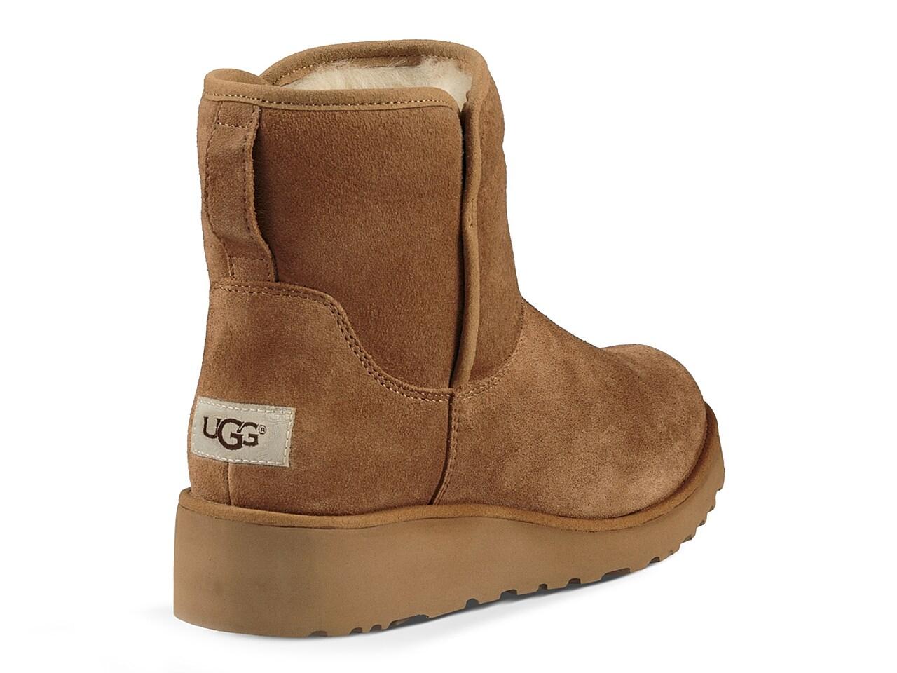UGG Kristin Wedge Bootie in Brown | Lyst