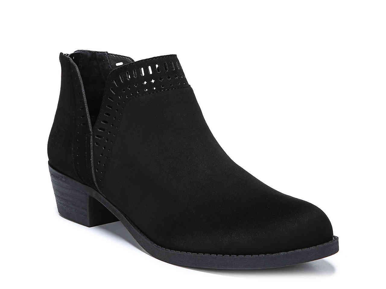 carlos santana black booties