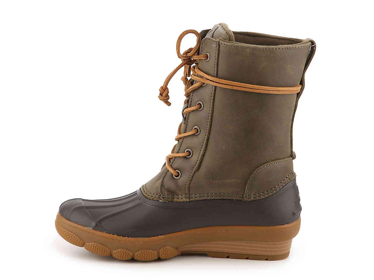 sperry duck boots wedge