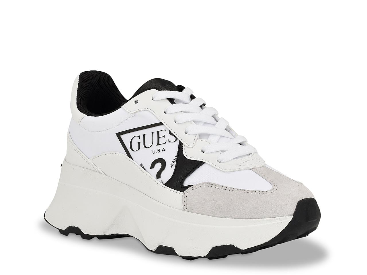 Guess Calebb Fashion Sneakers in White | Lyst