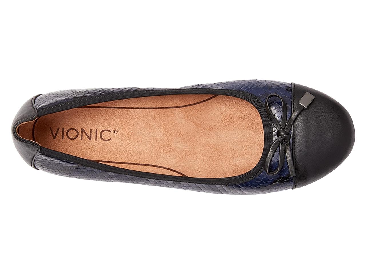 vionic blue flats