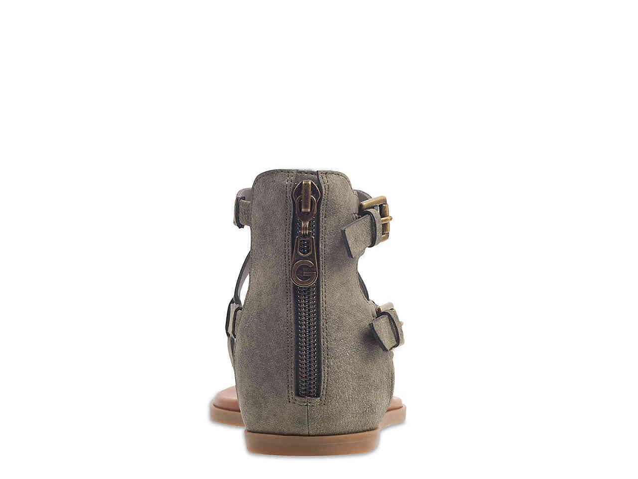 g by guess cave gladiator sandal