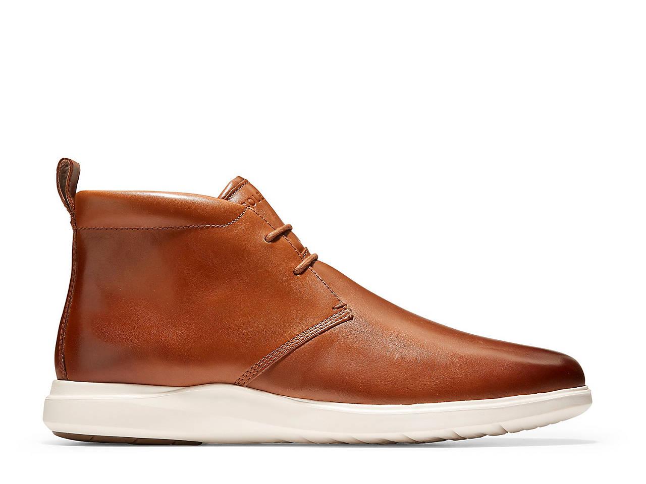 Cole Haan Leather Grand Essex Chukka Boot in Cognac (Brown) for Men Lyst